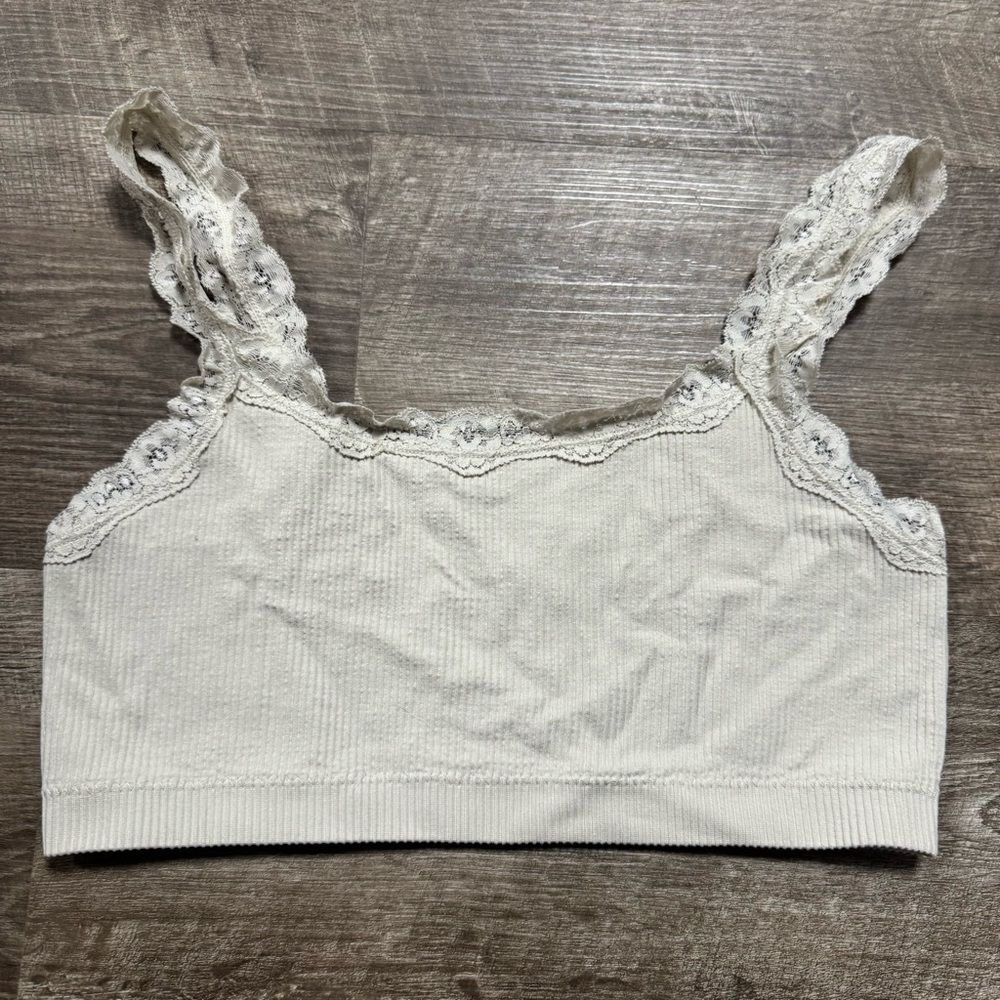 Garage Lace Trim Bralette Size Medium